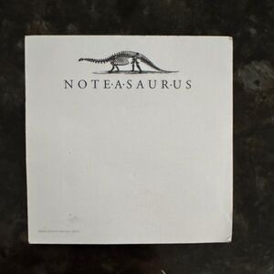 Reptile-Themed Notepad - White